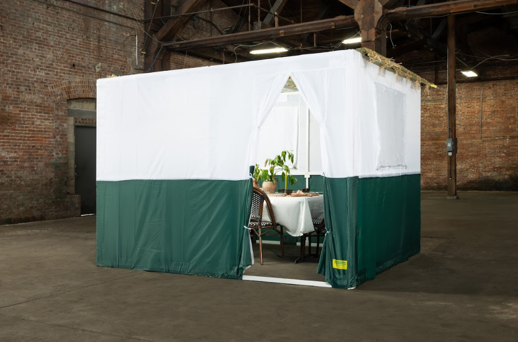 Classic Sukkah outside