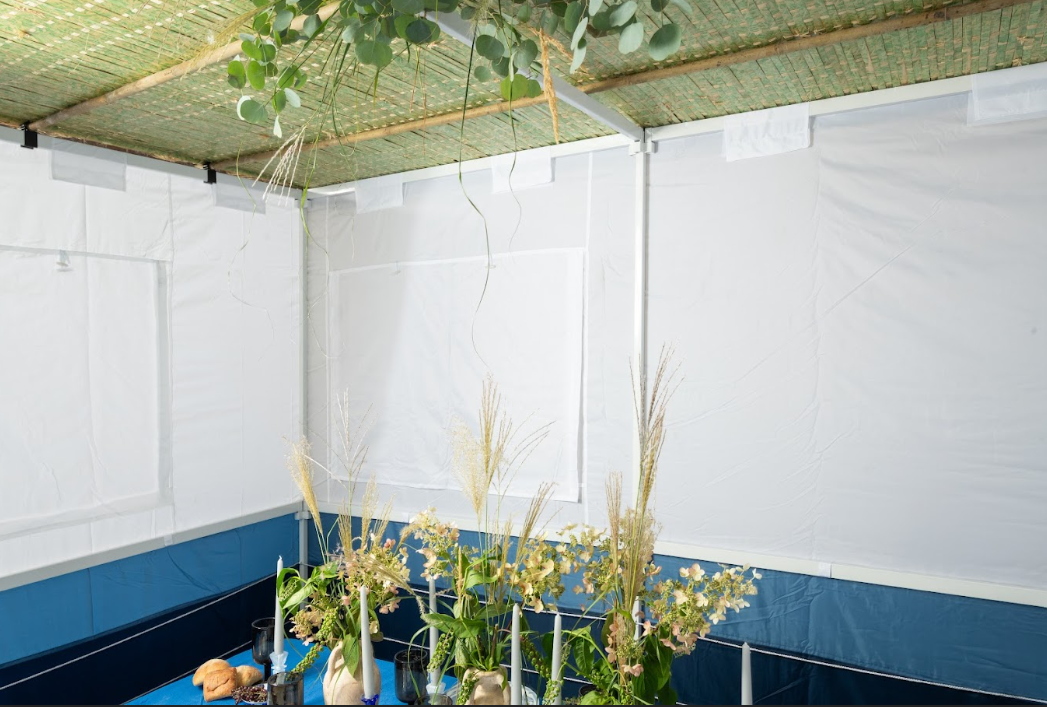 The Royal Sukkah inside